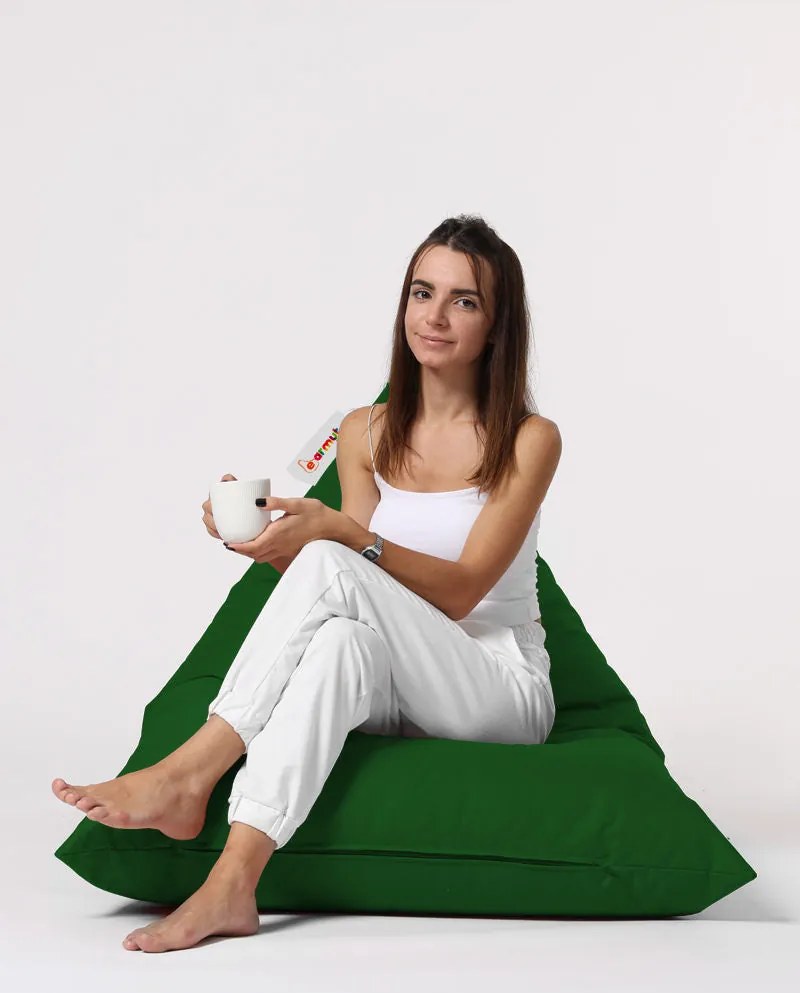 Fotoliu puf pentru grădină Pyramid Big Bed Pouf - Green