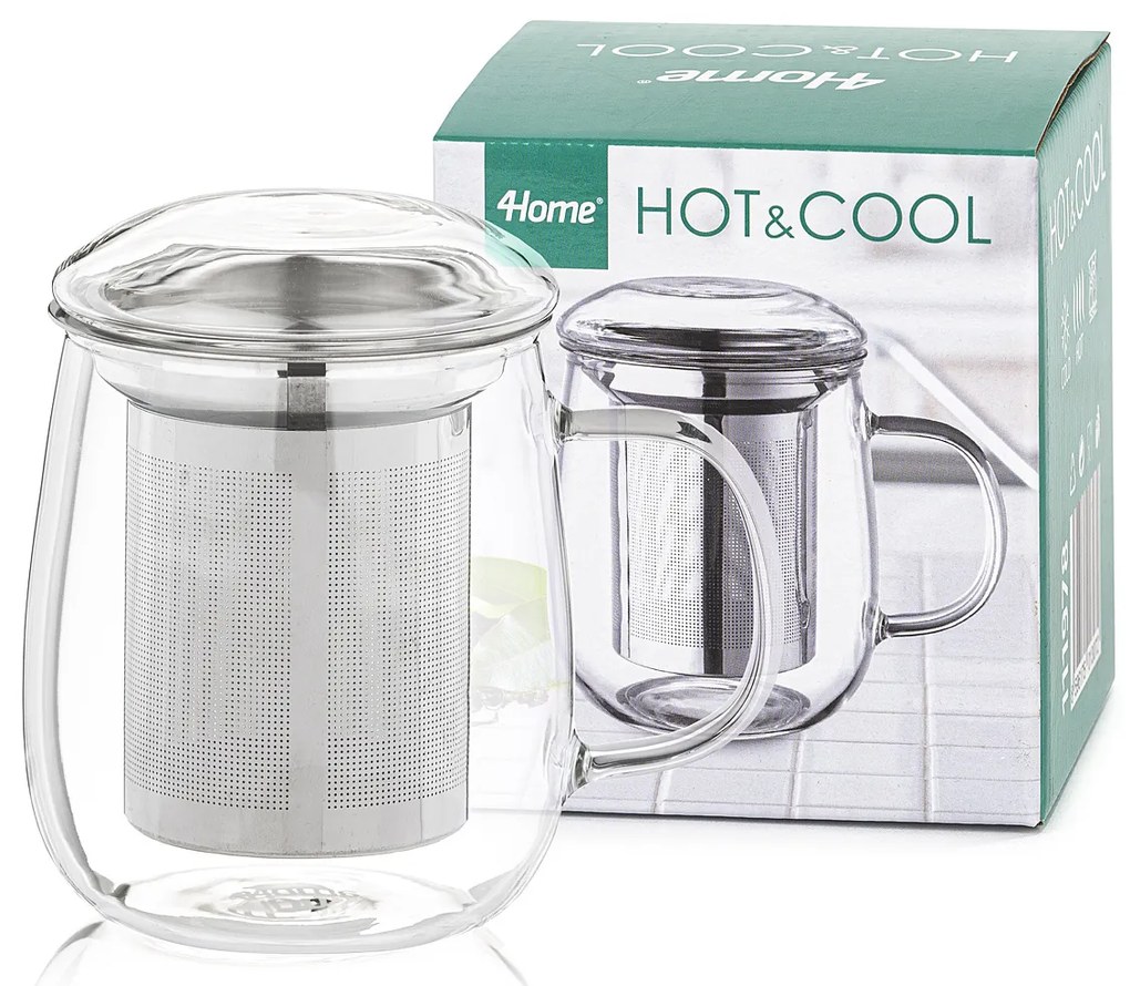 Cană ceai cu infuzor 4Home Hot&Cool 330 ml