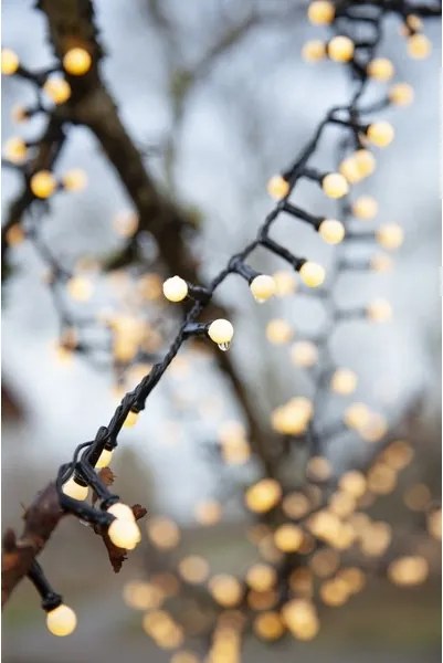 Eglo - Instalație luminoasă de exterior cu LED pentru Crăciun BERRY MINI, 700 de LED-uri, 8 funcții, 19 m, IP44, alb cald