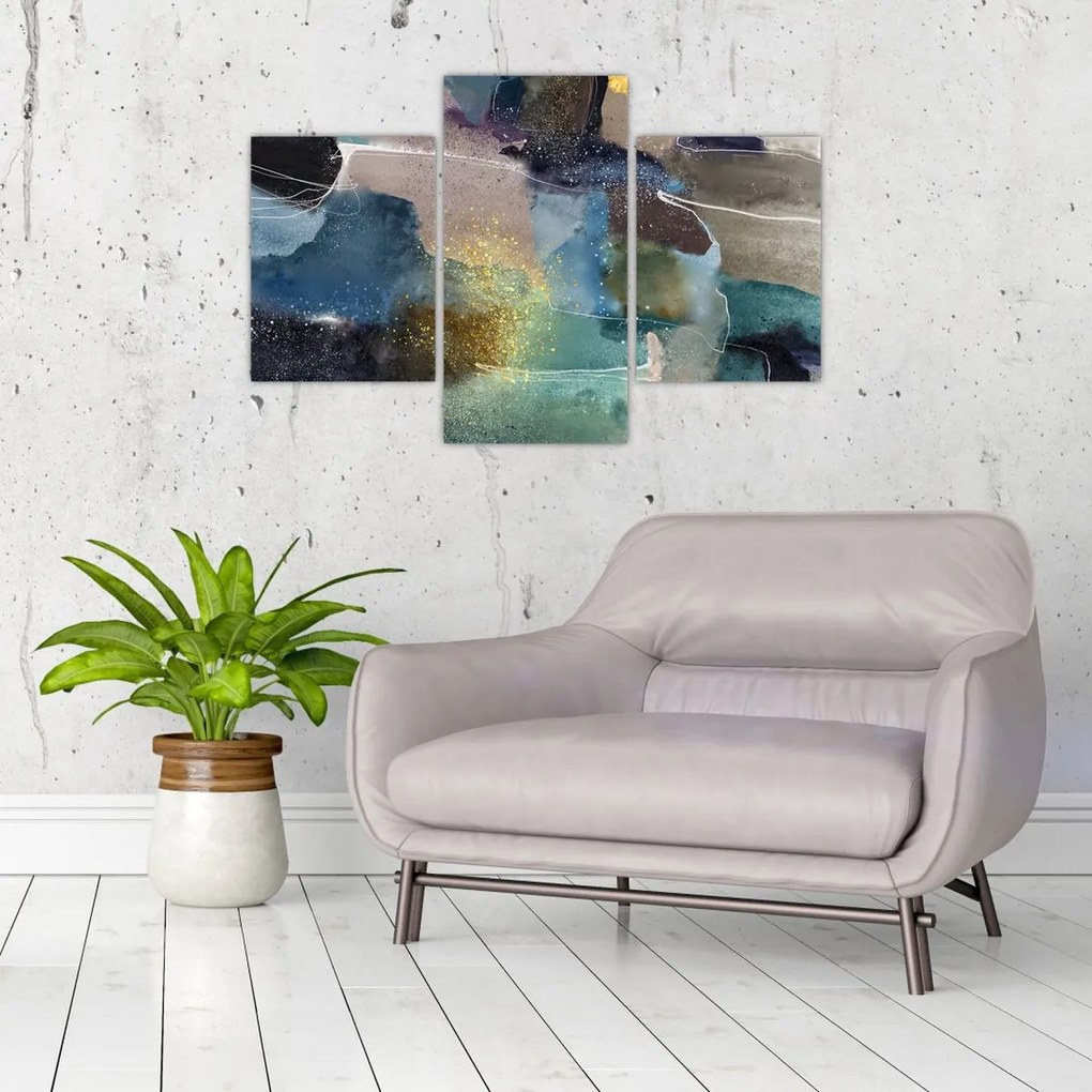 Tablou - Abstract acuarelă (90x60 cm)