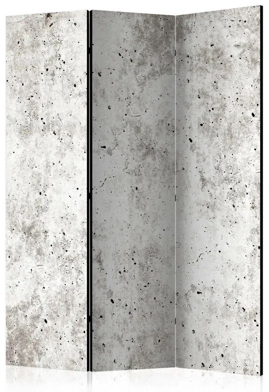 Paravan Roslin, lemn masiv, alb/gri, 172 x 135 x 3 cm