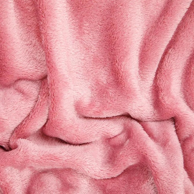 sleep-well Pătură cu blăniță OIȚĂ, roz prăfuit, 150 x 200 cm