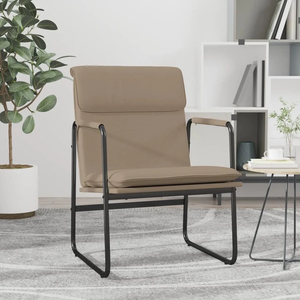 351365 vidaXL Scaun de relaxare, cappuccino, 55x64x80 cm, piele artificială