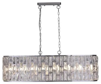 Searchlight 65818-8CC - Lustră suspendată BIJOU 8xE14/40W/230V