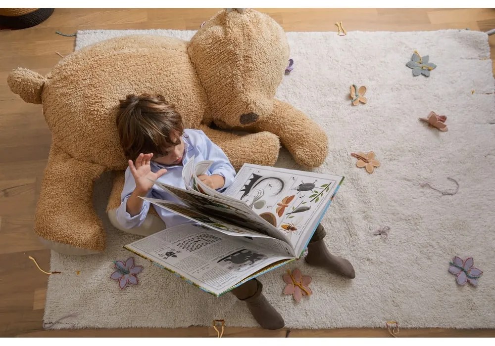 Fotoliu puf pentru copii maro Sleepy Bear – Lorena Canals