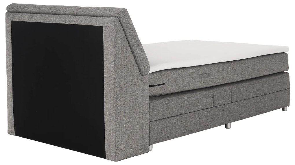 Pat electric reglabil, cu arcuri, gri, 120x200, GERONA NEW