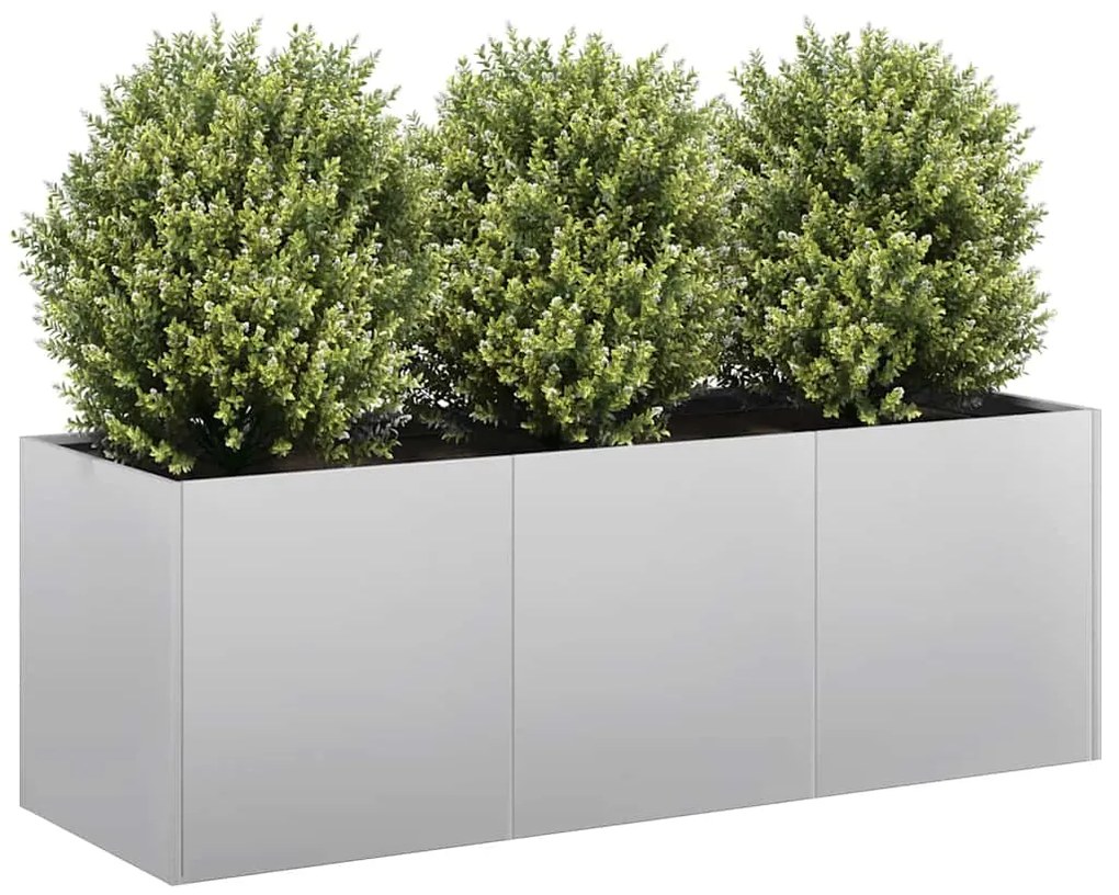 vidaXL Jardinieră 120x40x40 cm oțel galvanizat