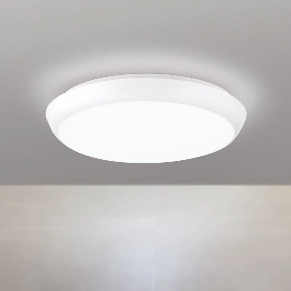 Plafoniera LED pentru baie design circular MAGGY D-25cm alba