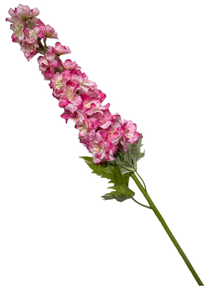Creanga cu flori roz artificiale, Karra, 85cm