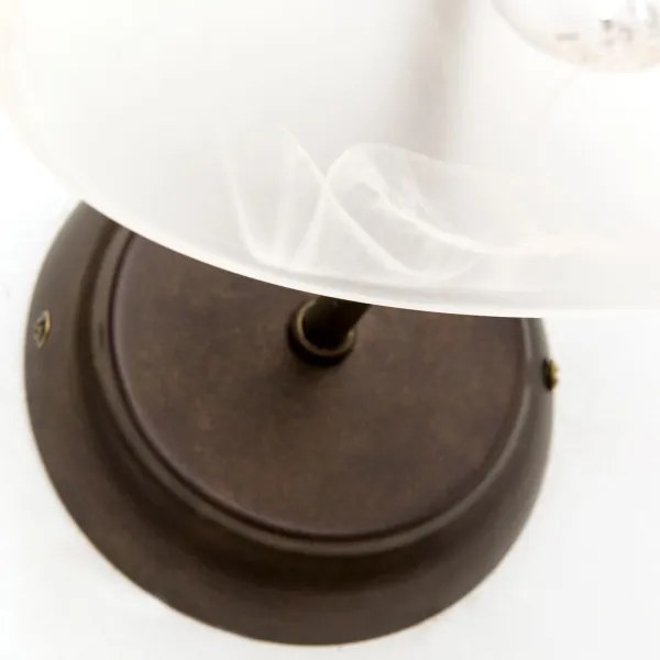 Orion - Lampă de perete RULA 1xE27/40W/230V alb/bronz