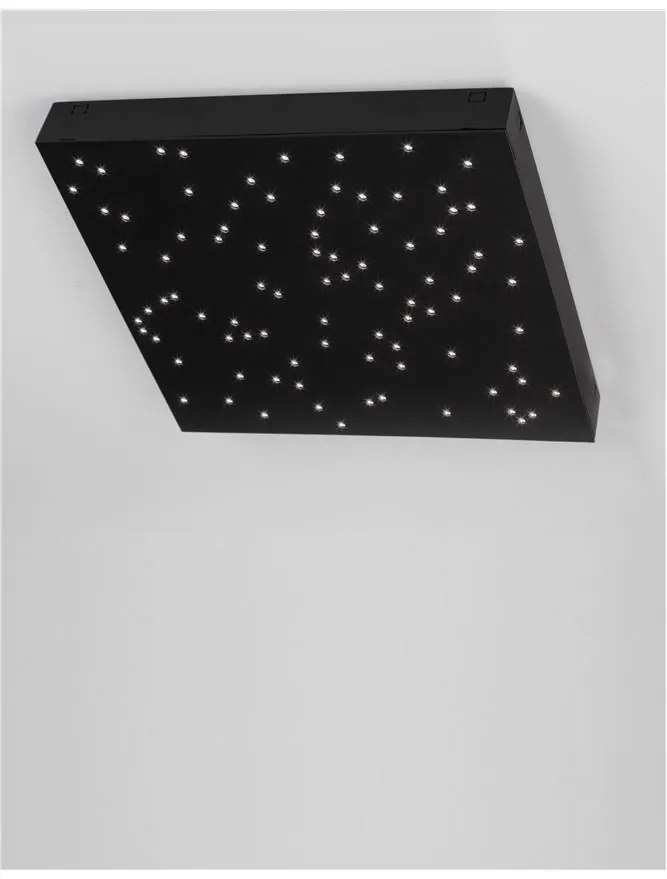 Plafoniera LED dimabila design cer înstelat CIELO negru NVL-9180382