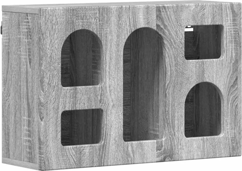 vidaXL Dulap suspendat Gri Sonoma 60 x 20 x 40 cm Lemn compozit