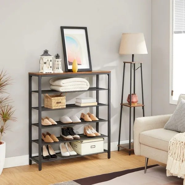 Pantofar DAVOR maro/negru