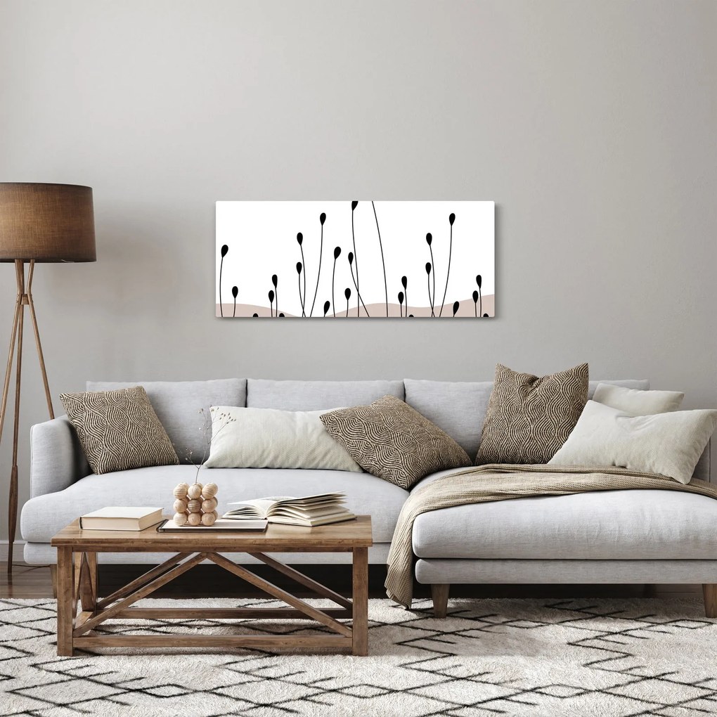 Tablou - Pajiște grafică N⁰1 (120x50 cm)