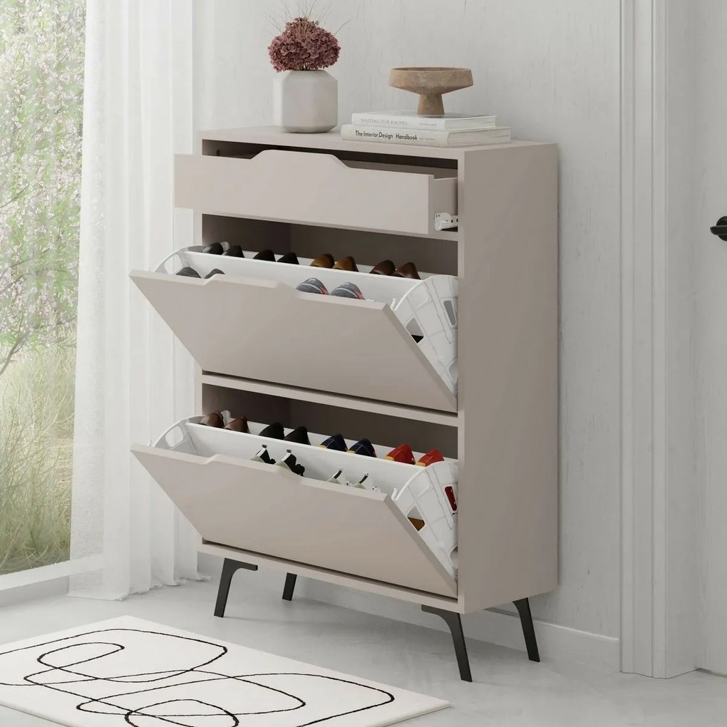 Dulap pentru pantofi Astat Light Mocha