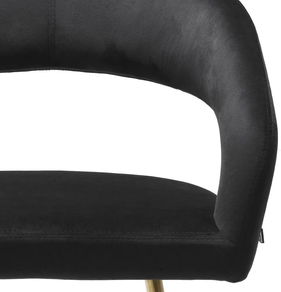 Scaun design elegant LUX Bravo, roche negru 116145 HZ