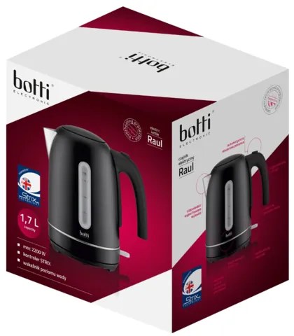 Botti Ceainic electric Raul 1,7 l, negru
