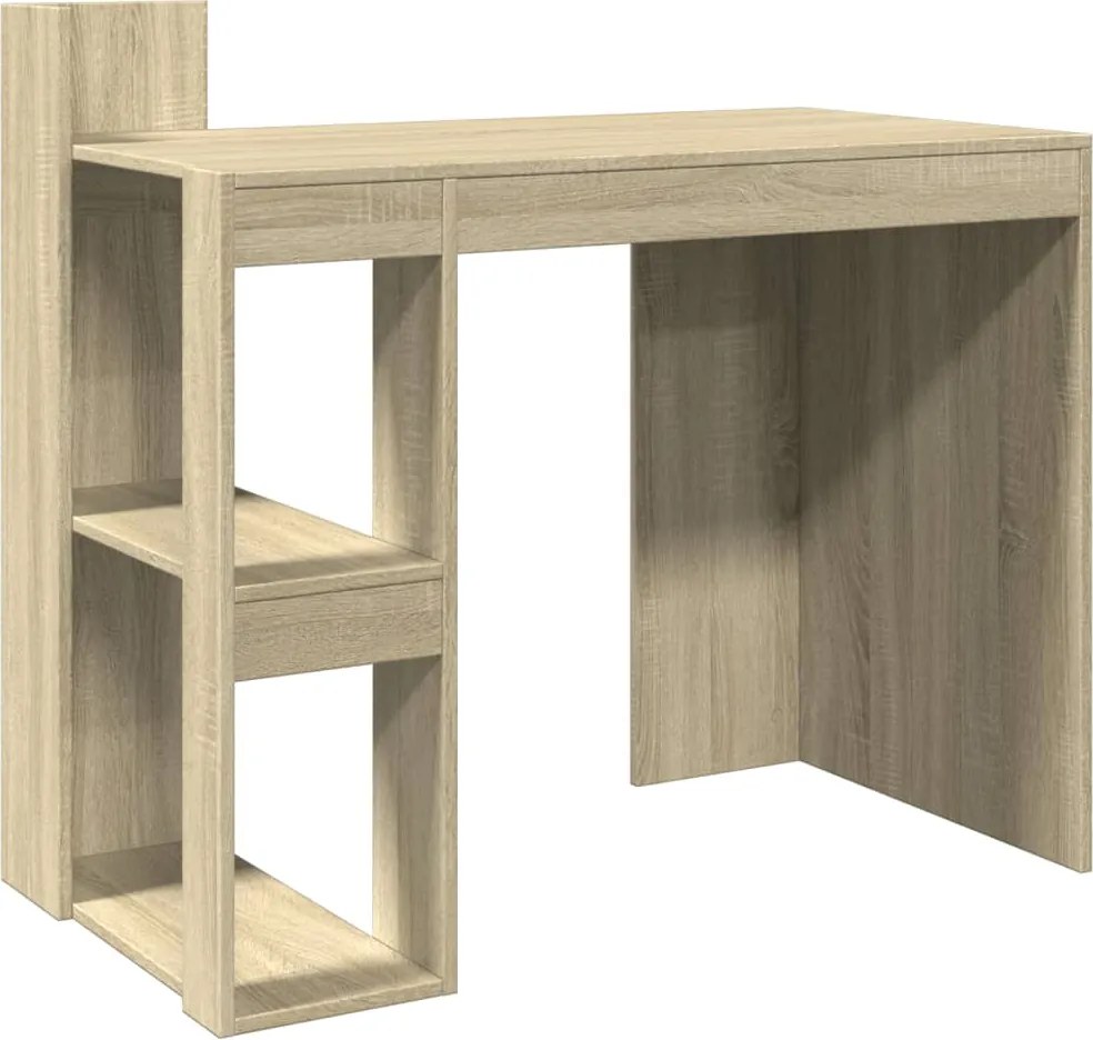 vidaXL Birou, stejar sonoma, 103,5x56,5x94 cm, lemn prelucrat