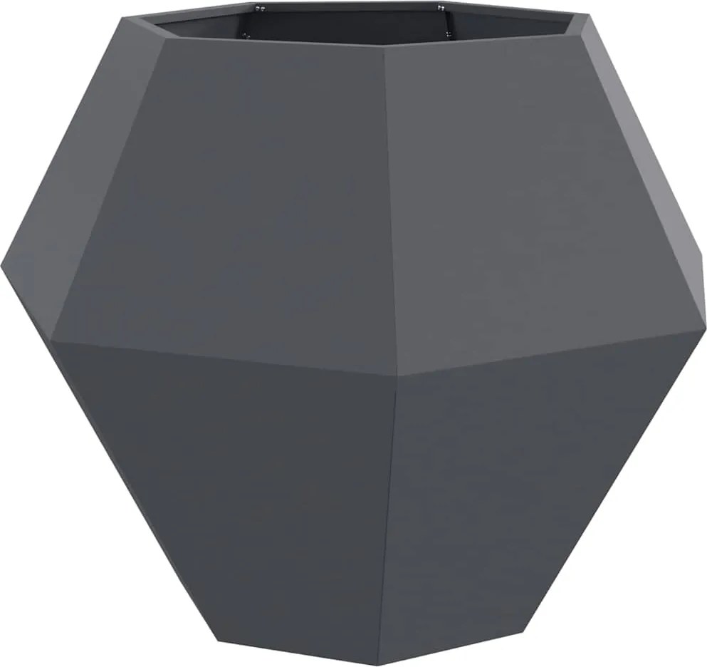 vidaXL Jardinieră Antracit 100 x 100 x 80 cm Oțel