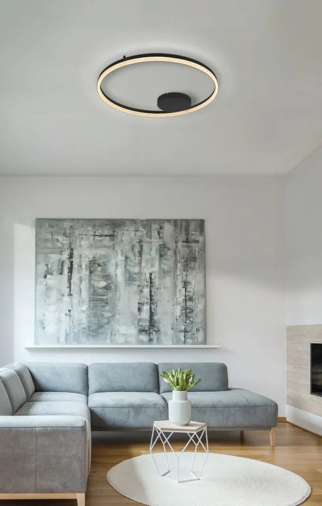 Lustra LED XXL cu telecomanda design modern circular HALO TOP 120 CCT GO