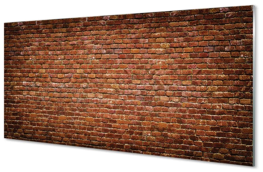 Panouri de sticlă caramida perete Vintage