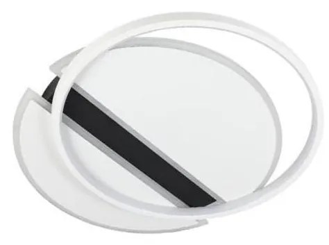 Plafonieră LED dimabilă LED/80W/230V 3000-6500K alb/negru + telecomandă