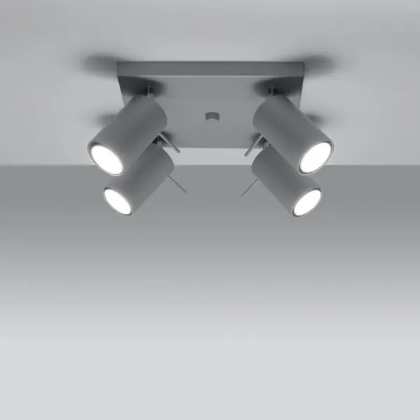 Plafonieră spot RING 4xGU10/40W/230V