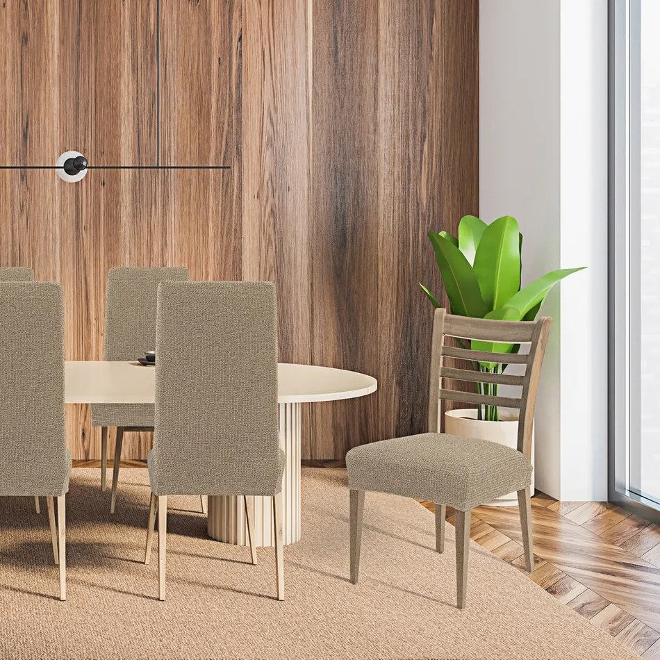 Husă extensibilă pentru scaune Denia crem, 40 x 60 cm, 2 buc.