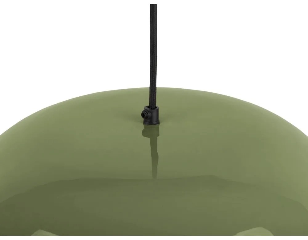 Lustră verde cu abajur din metal ø 50 cm Waved – Leitmotiv