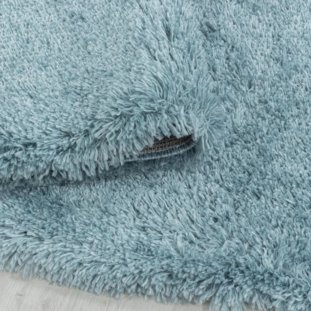 Covor albastru rotund ø 80 cm Fluffy – Ayyildiz Carpets
