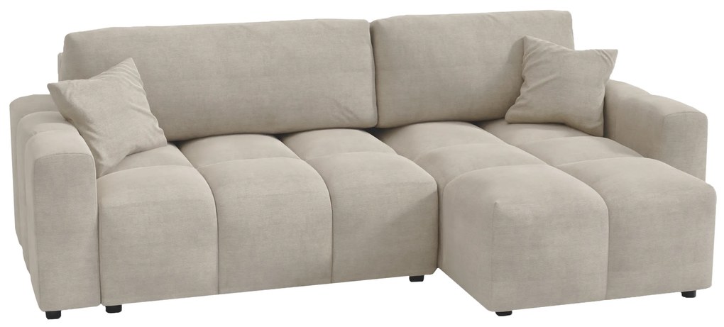 Coltar Extensibil Lucky  233 x 142 Cm Textil Crem