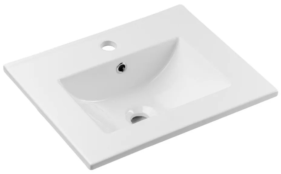 COMAD UM-2050RB DANCE 50 - Lavoar încastrat DANCE 52x40 cm ceramică alb lucios