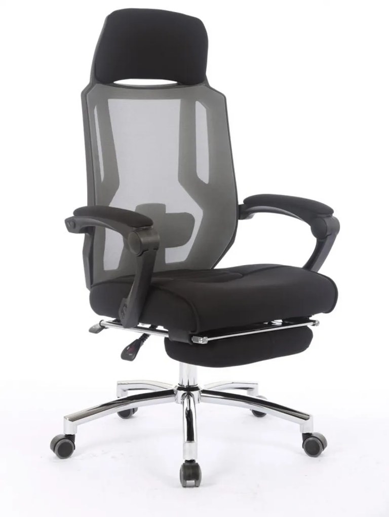 Scaun ergonomic, spătar Mesh, Negru, SIB 2250K