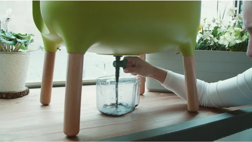 Coș pentru compost bej Urbalive – Plastia