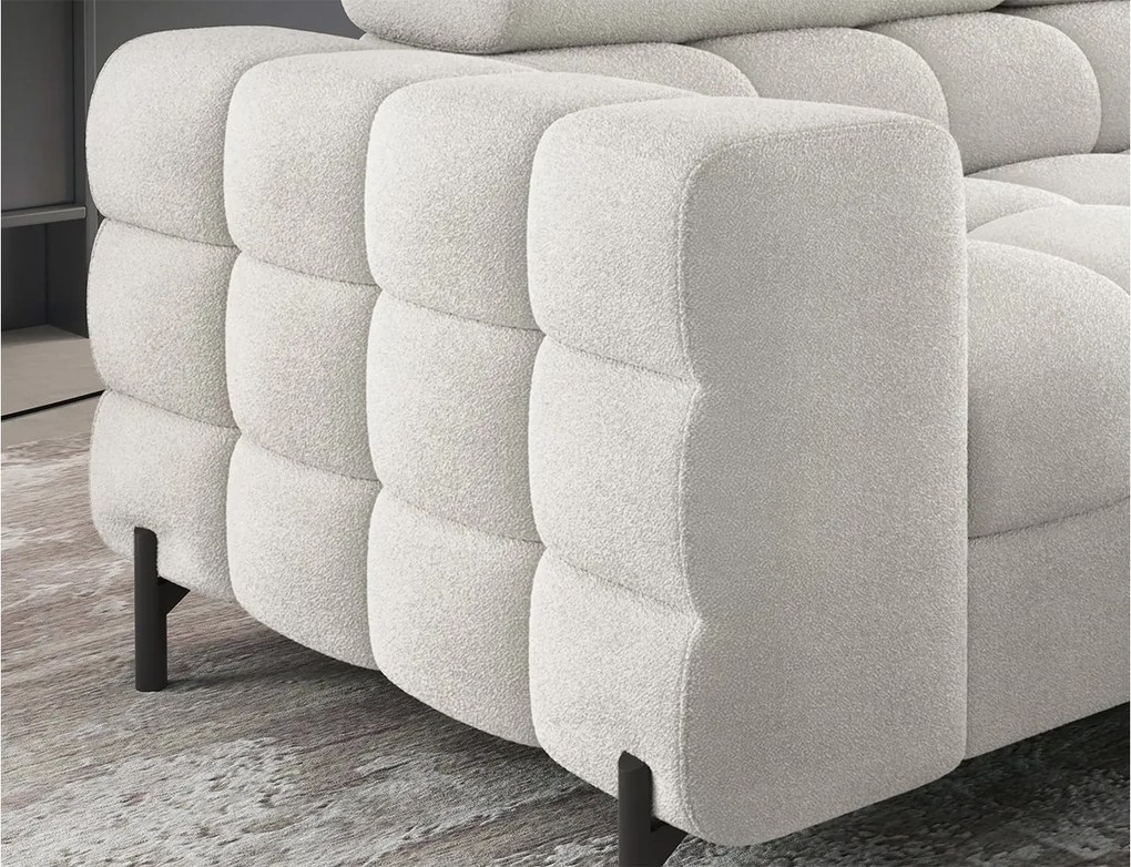 Colțar lemn masiv Ferry Extensibil Material Amore 01, 276 × 72 × 200 cm