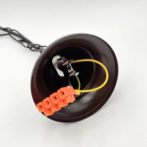 Lustră pe lanț Brilagi COTTAGE 3xE14/40W/230V maro/alb