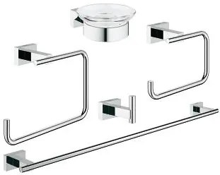 Grohe Essentials set de accesorii 5 în 1 StarLight Chrome 40758001