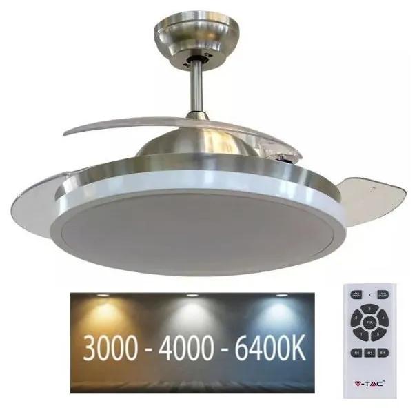 Plafonieră LED cu ventilator LED/30W/230V 3000/4000/6400K + telecomandă