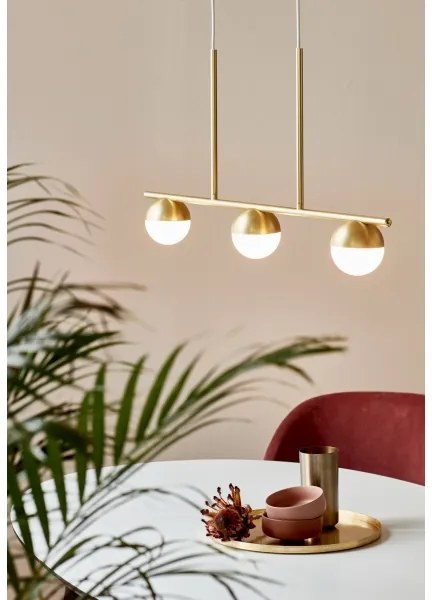 Lustră pe cablu Nordlux CONTINA 3xG9/5W/230V auriu