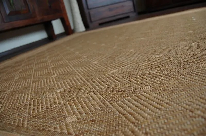 Covor sisal Floorlux 20077 coffee si mais