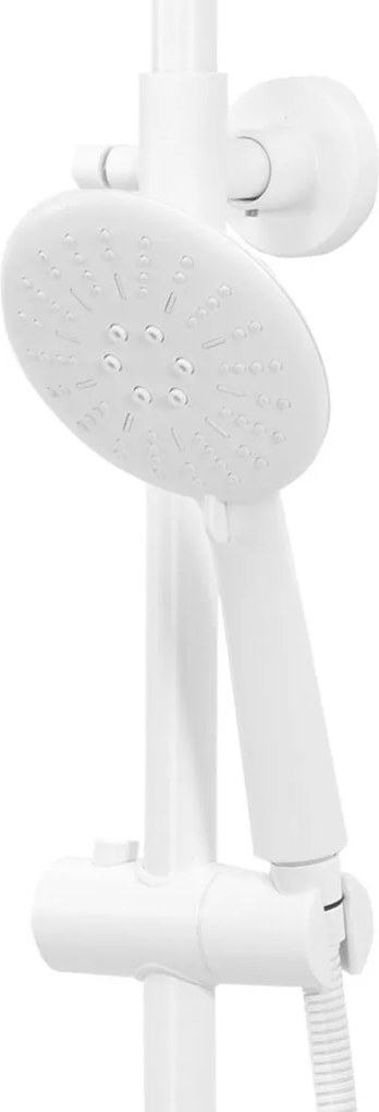 Set de dus cu termostat Lungo White Matt