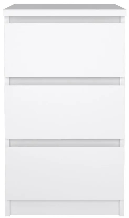 Comodă Simplicity 40 x 50 x 70 cm, alb lucios