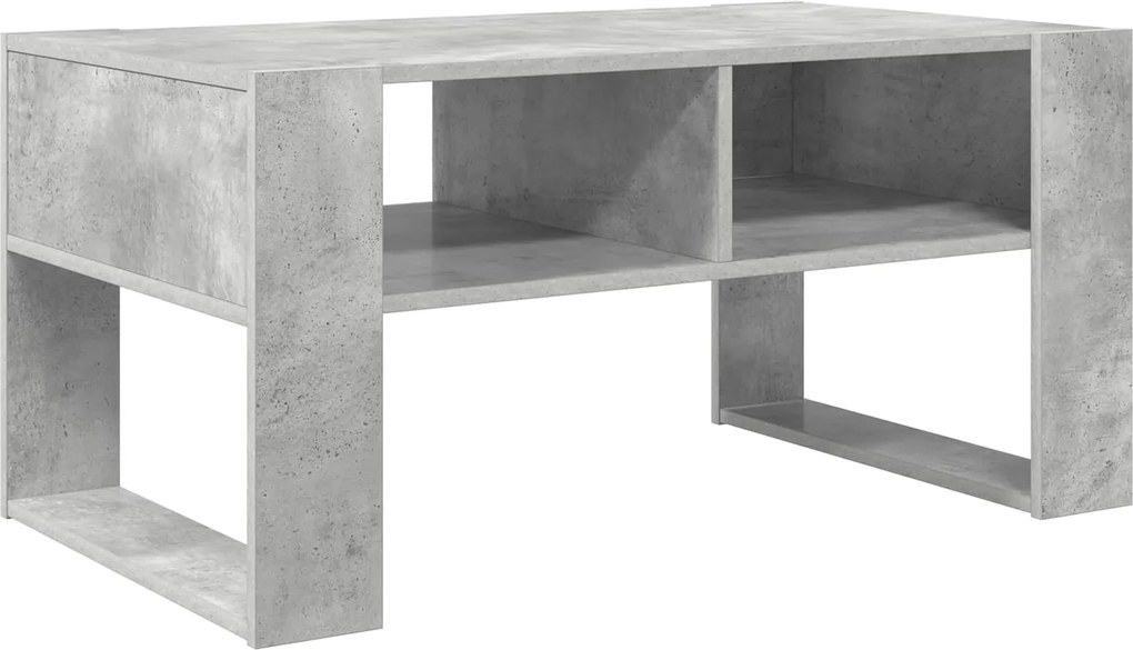 vidaXL Masă de cafea Gri din beton 92 x 53 x 45 cm Lemn compozit