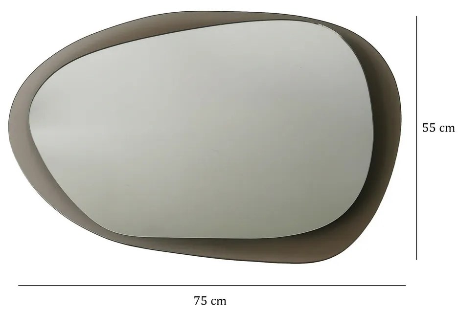 Oglindă Aqua Bronze 55 x 75 cm