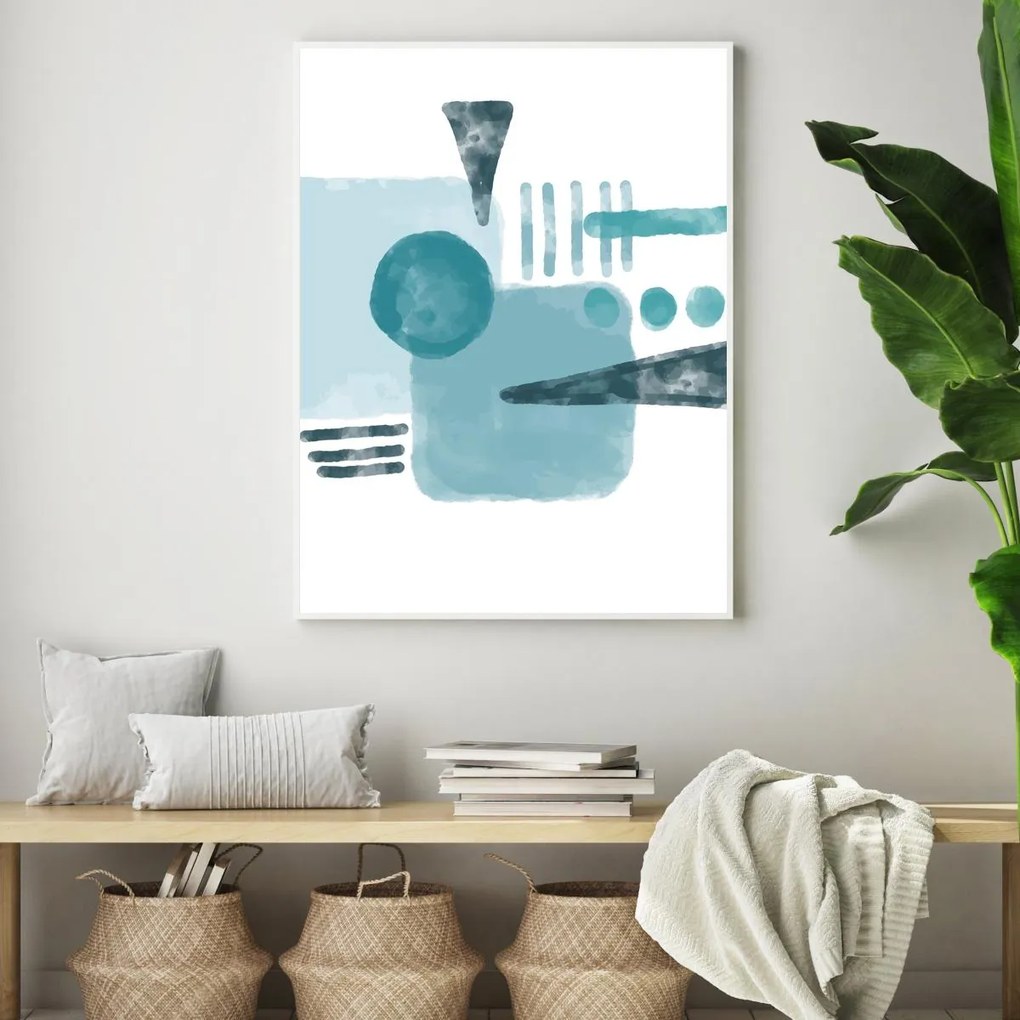 Poster - Abstracție pictată (A4)