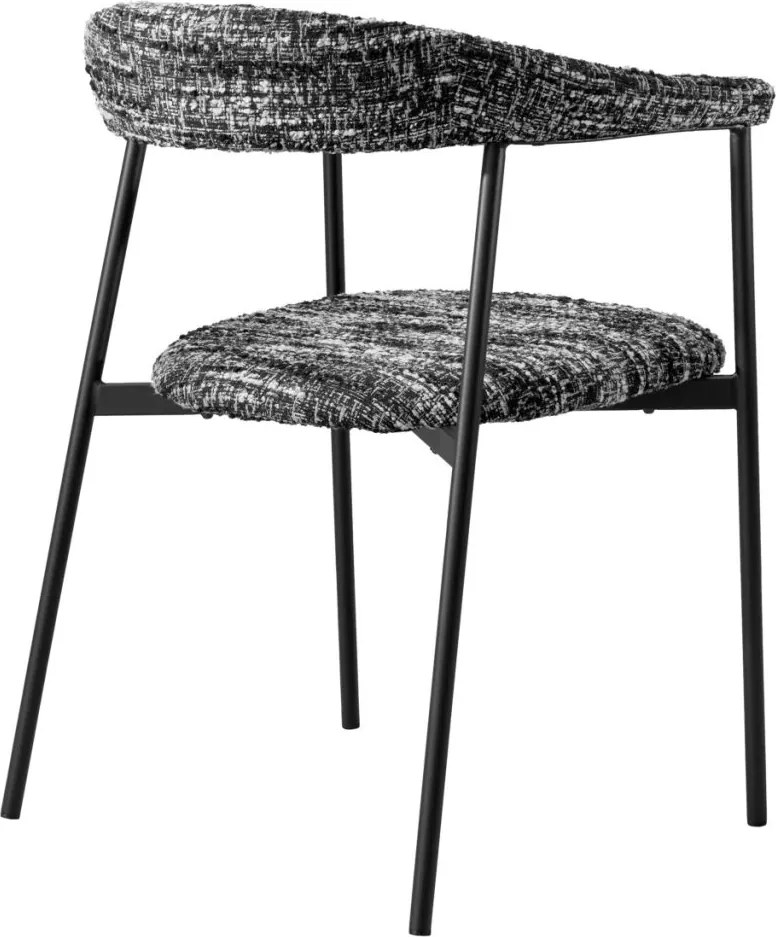 Set de 2 scaune design LUX Julio, Boucle sonata black