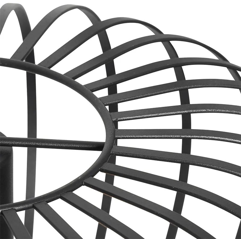 Lampă suspendată de design neagră - Johanna