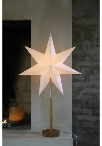 Markslöjd 706213 - SPERANZA, decorațiune de Crăciun, 1xE14/6W/230V, Ø 45 cm, pin/crem.