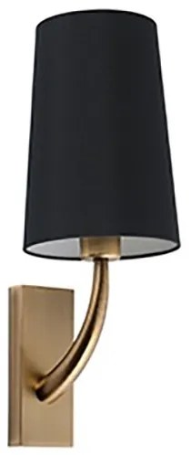 Aplica de perete eleganta design clasic REM auriu/negru