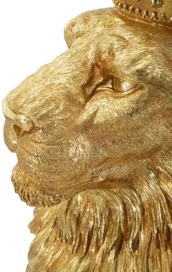 Mauro Ferretti Statuie Leul Rege Shant, 30 X 42 X 74 Cm | Aosom Romania